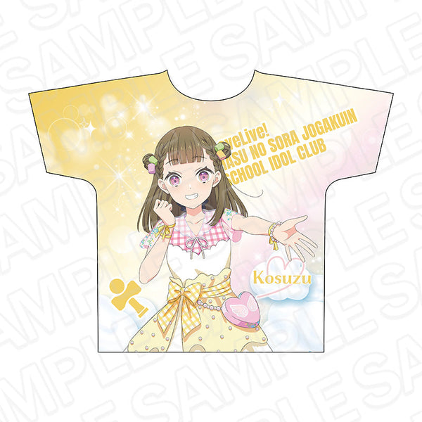 『ラブライブ!蓮ノ空女学院スクールアイドルクラブ』フルグラフィックTシャツ 徒町小鈴 Cafe party ver.